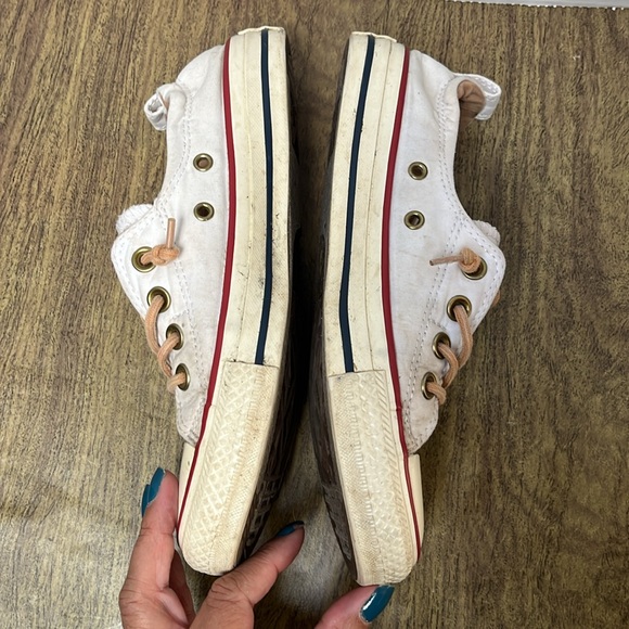 Converse All Star Discolored White Sneakers Shoreline Size 7 - Picture 5 of 12